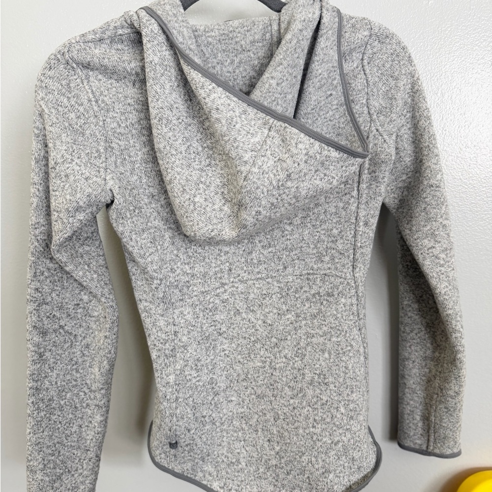 Lululemon Fleece 1/4 zip Battleship Hoodie - Picture 2 of 4